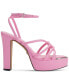 Фото #2 товара Women's Delicia Strappy Knotted Platform Sandals