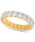 Фото #1 товара Кольцо Macy's Oval-Cut Eternity Band