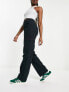 Фото #7 товара Hollister utility baggy cargo trousers in black