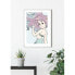 Wandbild Ariel Aquarell