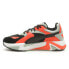 Фото #3 товара Puma Rs Pulsoid Brand Love Lace Up Womens Black, Orange Sneakers Casual Shoes 3