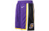 Фото #1 товара Шорты спортивные Nike Lakers Courtside Statement Edition с принтом 男款 紫色