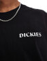 Dickies bloxom back print t-shirt in black- exclusive to asos