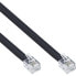 Фото #2 товара InLine Modular Cable RJ12 male / male 6P6C 20m