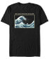 Фото #1 товара Men's Great Wave Short Sleeves T-shirt