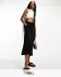 Vero Moda Tall culotte trousers in black