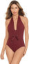 Amoressa 281405 Women's Jupiter Soft Cup One Piece Swimsuit, Size 10