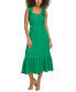 ფოტო #1 პროდუქტის Women's Sleeveless Tiered Midi Dress