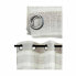 Curtain Stripes Light grey 140 x 0,1 x 260 cm (6 Units)