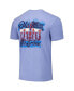 Фото #3 товара Men's and Women's Light Blue Ole Miss Rebels Hyper Local Chandelier Script T-Shirt