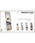 Фото #6 товара Eco-Friendly Solid Wood Wall Mirror with Easy Assembly