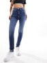 Фото #5 товара Calvin Klein Jeans high rise skinny jeans in mid wash