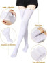 Фото #3 товара SATINIOR Extra Long Socks, Thigh High Cotton Socks, Extra Long Boot Socks for Women