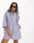 Фото #1 товара French Connection relaxed overhead shirt in blue and white stripe co-ord