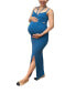 Фото #1 товара Maternity Cutout Sleeveless Bella Dress