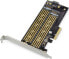 Фото #1 товара Kontroler Digitus PCIe 3.0 x4 - M.2 PCIe + M.2 SATA (DS-33172)