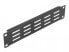 Delock 66839 - Vented blank panel - Black - Metal - 1U - 25.4 cm (10") - 44 mm