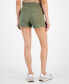 Фото #2 товара Women's Paperbag-Waist Cuffed Shorts, Created for Macy's