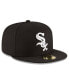 Фото #3 товара Men's Black Chicago White Sox 2005 World Series Wool 59FIFTY Fitted Hat