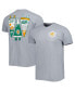 Фото #2 товара Men's Gray Colorado State Rams Pennant Comfort Color T-shirt