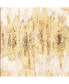 by Cosmopolitan Beige Glam Abstract Canvas Wall Art, 24 x 24