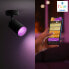 Signify Philips Hue White and colour ambience Fugato double spotlight - Smart ceiling light - Black - Bluetooth - LED - GU10 - 5.5 W