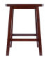 Katashi 23.78" Wood Fan Shape Counter Stool