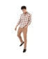 Фото #3 товара Men's Multicolor Checkered Regular Fit Casual Shirt