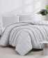 Фото #2 товара Dhara 2 Piece Textured Duvet Cover and Sham Set, Twin/Twin XL