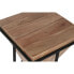 Фото #5 товара Журнальный столик Home ESPRIT Коричневый Чёрный Металл древесина акации 41 x 41 x 67 см
