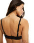 Фото #6 товара Boux Avenue Valentines Yonnia sexy eyelash lace balconette bra in black