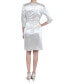 Women's Ruffled 3/4-Sleeve Dress