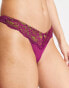 Ann Summers Sexy Lace Planet thong in purple