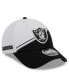 Men's White, Black Las Vegas Raiders 2023 Sideline 9FORTY Adjustable Hat