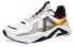 Pike E02087E Low-Top Sporty Casual Shoes in Black and Orange