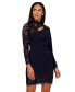 ფოტო #4 პროდუქტის Women's Lace-Trim Sheath Dress