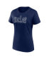 ფოტო #3 პროდუქტის Women's Navy Dallas Cowboys Route T-shirt