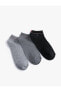 Фото #5 товара Носки Koton Basic Trio Socks Grey