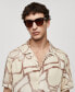 Фото #4 товара Men's Printed Short-Sleeved Shirt