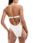 Фото #4 товара Free Society v wire swimsuit in off white crinkle