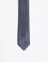 Harry Brown star print tie in navy