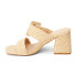 Фото #3 товара BEACH by Matisse Lucy Block Heels Womens Beige Casual Sandals LUCY-955