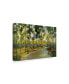 Фото #2 товара Silvia Vassileva Path in the Forest Canvas Art - 20" x 25"