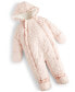 ფოტო #1 პროდუქტის Baby Girls Ruffled Snowsuit, Created for Macy's