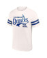 Фото #3 товара Men's Darius Rucker Collection by Cream Distressed Los Angeles Dodgers Yarn Dye Vintage-Like T-shirt