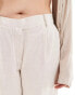 Фото #5 товара Vero Moda Curve wide leg dad trousers in oatmeal