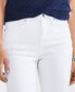 Фото #3 товара Petite High-Rise Cuffed Capri Jeans, Created for Macy's