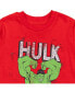 ფოტო #3 პროდუქტის Toddler Boys Avengers Spider-Man Iron Man Captain America Hulk Black Panther Miles 2 Pack Long Sleeve T-Shirts to