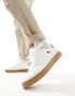 Levi's Piper trainer in white with logo and gumsole