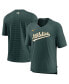 Фото #1 товара Men's Green Oakland Athletics Authentic Collection Pregame Raglan Performance V-Neck T-shirt